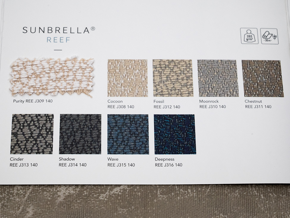 Reef ткань Sunbrella,  от магазина "Шторы - и точка!"