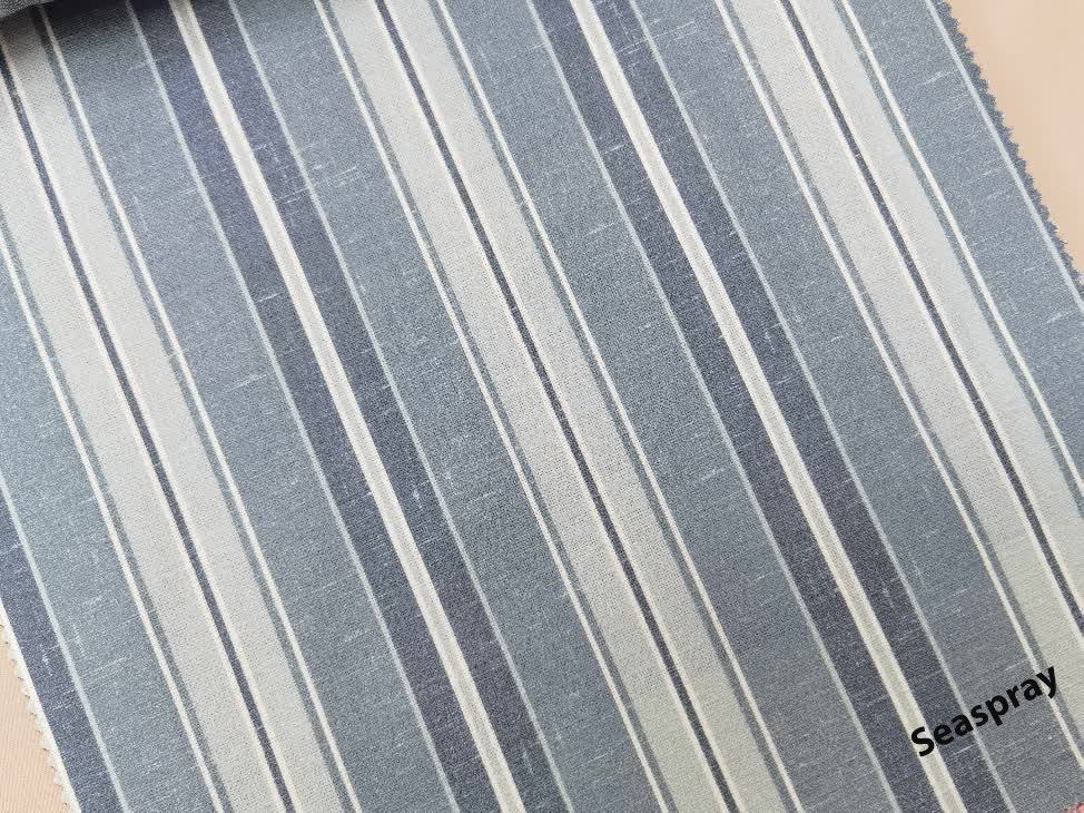 Suffolk Stripe ткань Laura Ashley,  от магазина "Шторы - и точка!"